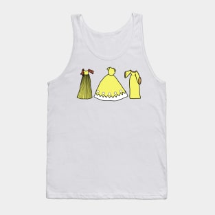 Vivid Yellow Ballgowns Tank Top